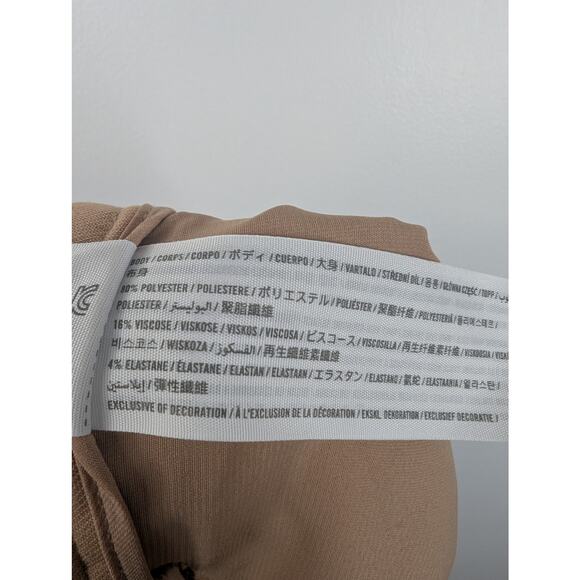 Abercrombie & Fitch Sloane Tailored High Rise Wide Leg Pant in Brown - Picture 8 of 8